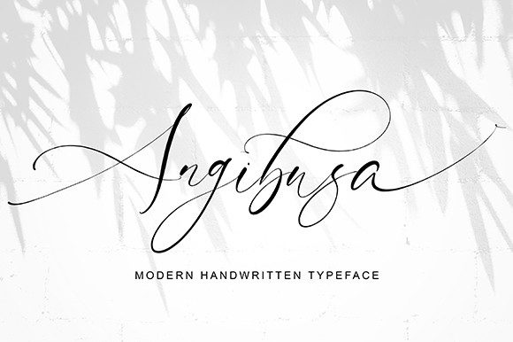 Angibusa: A Magical Script Font for Elegant Publishing