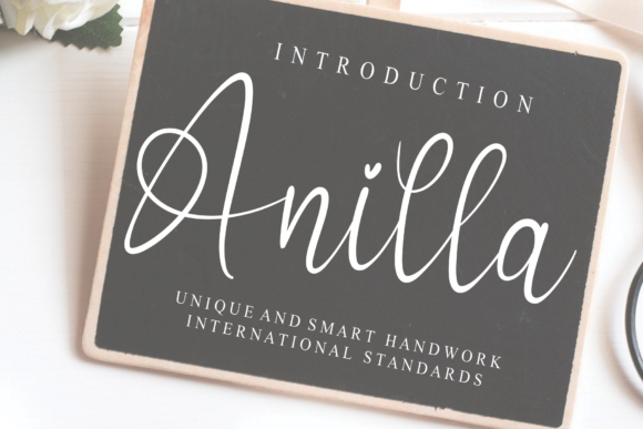 Anilla: A Delicate Handwritten Font for Elegant Branding