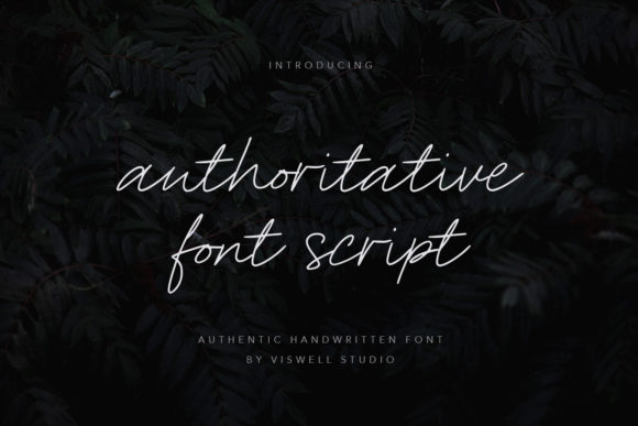 Authoritative: A Graceful Script Font for Eye-Catching Campaigns