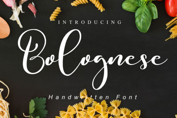 Bolognese: A Handwritten Font for Elegant Web Design
