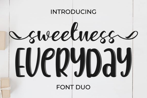 Chic and Cheery Sweetness Everyday Duo Font
