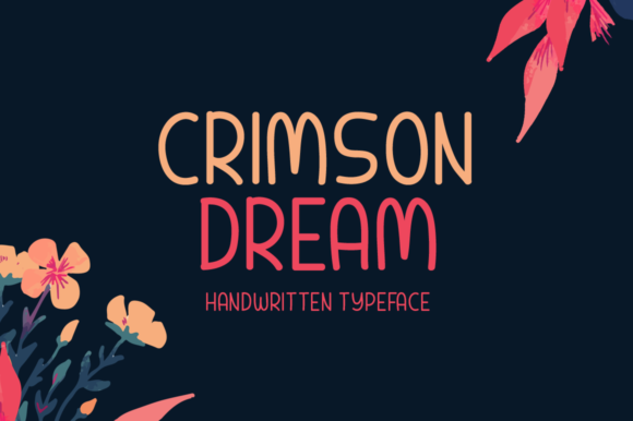 Crimson Dream: A Handwritten Font for Web Design