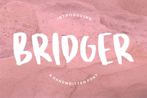 Discover Bridger: A Dynamic Handwritten Font for Web Design
