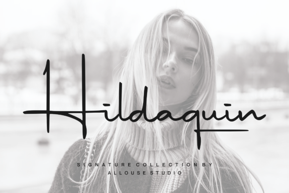 Discover Hildaquin: A Handwritten Font for Elegant Branding