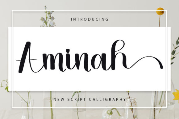 Elevate Your Brand with Aminah: The Perfect Handwritten Font