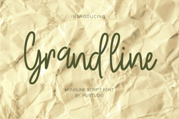 Elevate Your Craft with Grandline: A Stylish Script Font