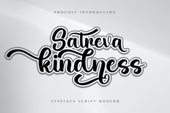 Elevate Your Editorial Design with Satreva Kindness Font