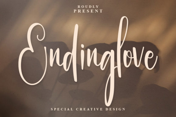 Endinglove: A Graceful Script Font for Modern Branding