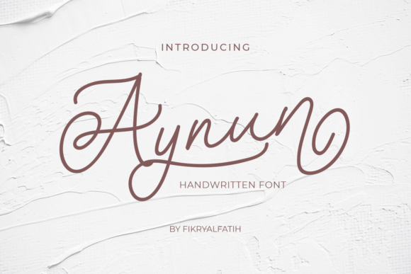 Enhance Your Brand with Aynun: An Elegant Script Font