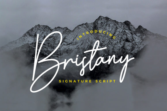 Enhance Your Brand with Bristany: A Versatile Script Font