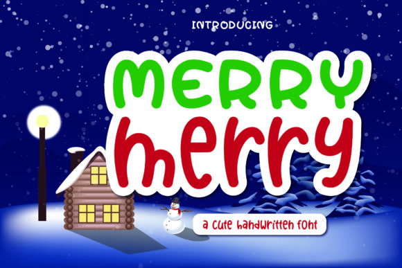 Enhance Your Brand with Merry Merry: A Versatile Handwritten Font
