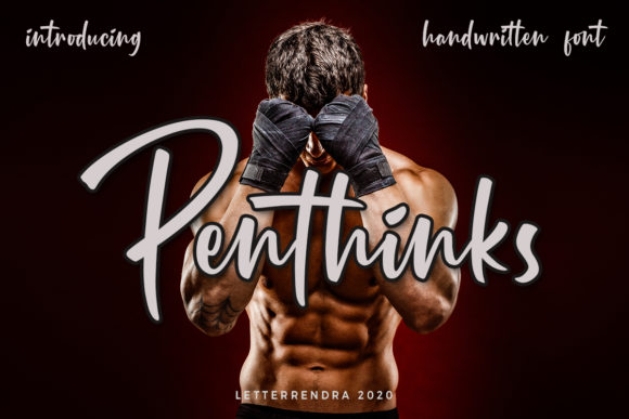 Enhance Your Brand with Penthinks: A Unique Handwritten Font