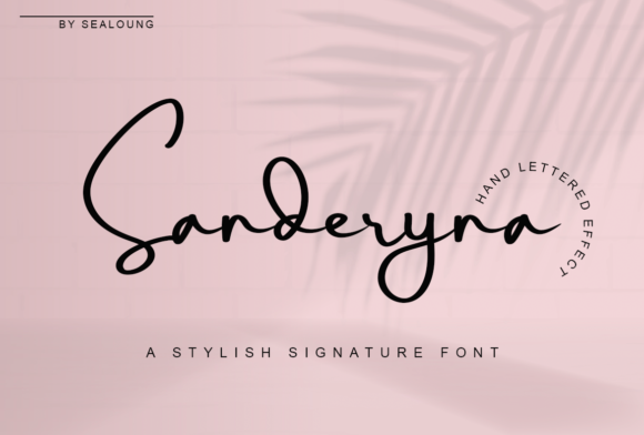 Enhance Your Brand with Sanderyna: A Dainty Handwritten Font