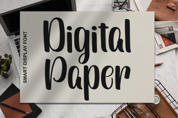 Enhance Your Campaigns with Digital Paper Font