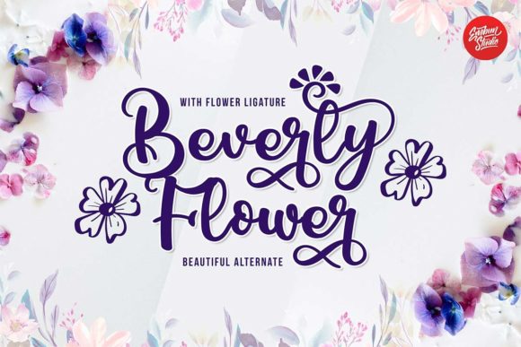 Enhance Your Web Design with Beverly Flower Font