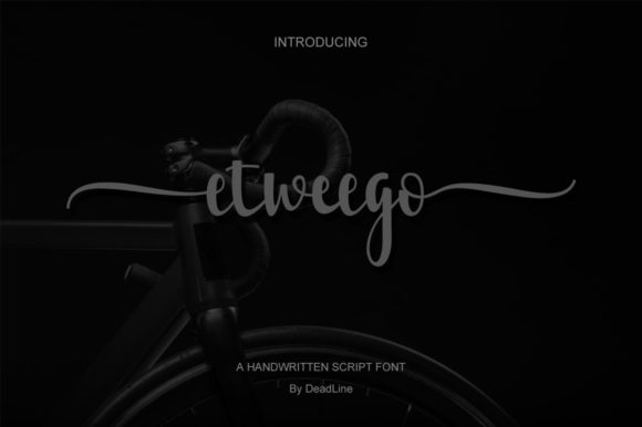 Etweego: A Handwritten Font for Elegant Editorial Design