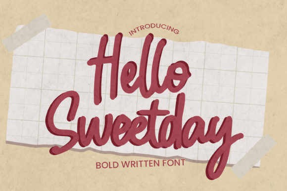 Explore Hello Sweetday: A Charming Handwritten Font