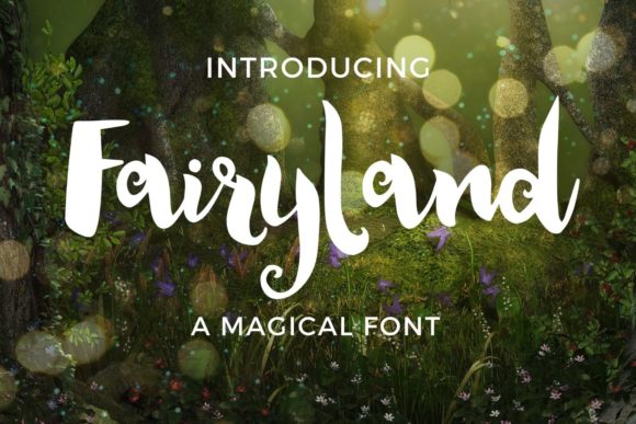 Fairyland: A Charming Script Font for Editorial Design