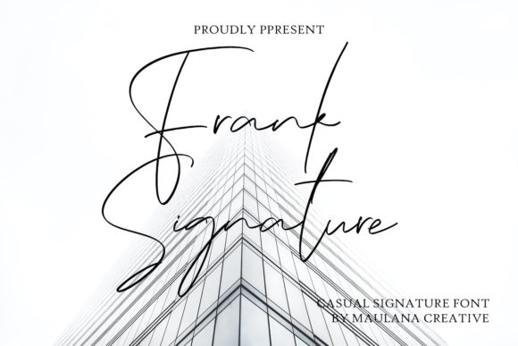 Frank Signature: A Delicate Script Font for Elegant Publishing