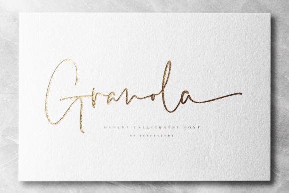 Granola: A Charming Script Font for Handmade Creations
