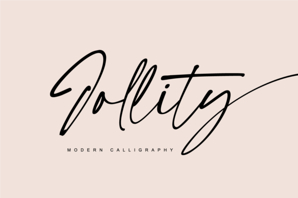 Jollity: A Magical Script Font for Elegant Editorial Design