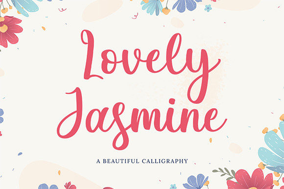 Lovely Jasmine: A Charming Script Font for Web Design