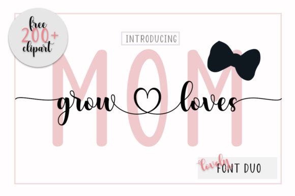 Mom Grow Loves: A Versatile Font for Creative Web Design