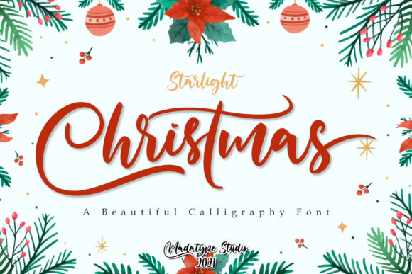 Starlight of Christmas: A Charming Script Font for Web Design