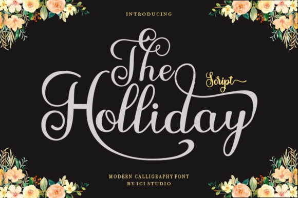 The Holliday: A Luxurious Handwritten Font for Crafters
