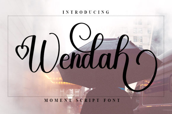 Wendah: The Perfect Script Font for Elegant Editorial Design